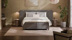 Sale Karlsson Elektrische boxspring Ridge - Wool look dark grey