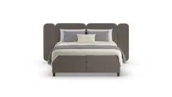 Sale Karlsson Elektrische boxspring Ridge - Wool look dark grey