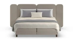 Outlet Karlsson Elektrische boxspring Ridge met Kårlsson Excellence matras - Warm wool grey