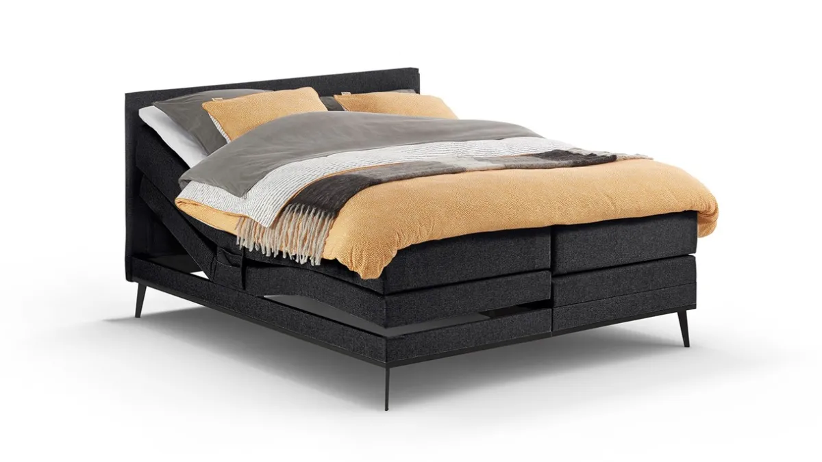 New B Bright Elektrische boxspring Viggo adore antraciet
