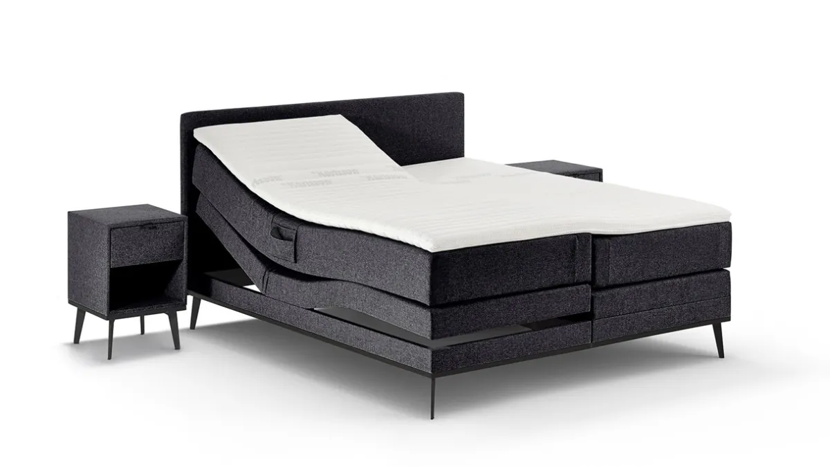 New B Bright Elektrische boxspring Viggo adore antraciet