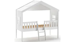 Best Vipack Halfhoogslaper HuisBed wit