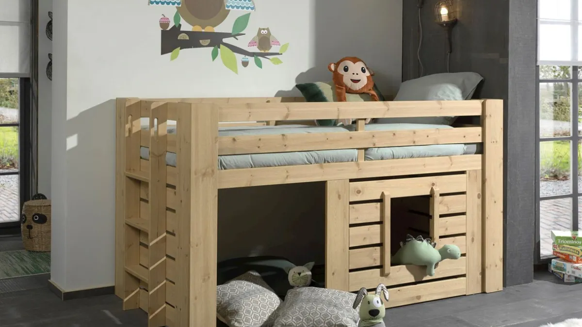 Sale Vipack Halfhoogslaper Oliver eiken
