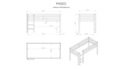 Sale Vipack Halfhoogslaper Pino wit