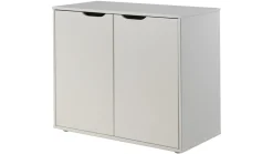 New Vipack Halfhoogslaper Pino met commode 4 laden, commode 2 deuren, hangtablet en bureau wit