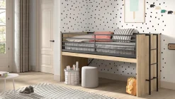 Vipack Halfhoogslaper Sam 85 eik