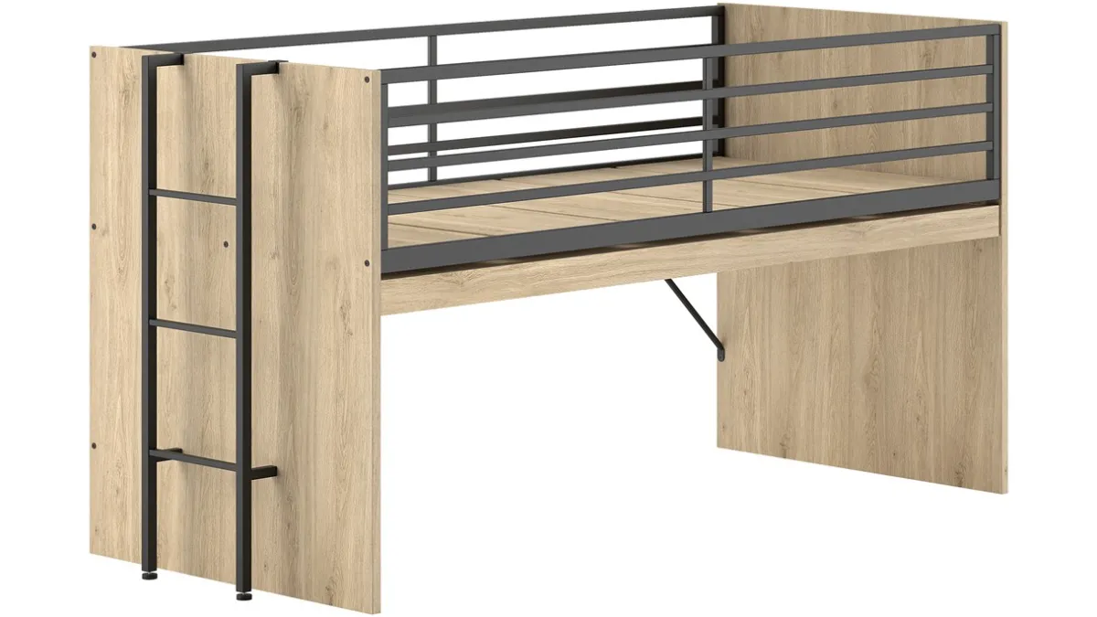 Vipack Halfhoogslaper Sam 85 eik