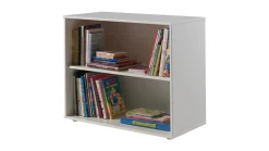 Vipack Halfhoogslaper Scott met bureau en boekenkast wit