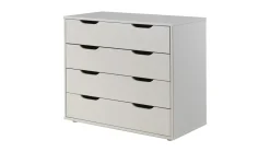New Vipack Halfhoogslaper Scott met bureau en commode wit
