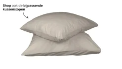Best HappyBed Taupe - dekbed zonder overtrek