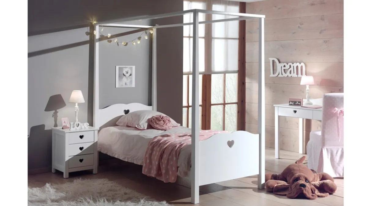 Vipack Hemelbed Amori wit