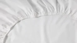 Clearance Beter Bed Select Hoeslaken Perkal splittopper wit