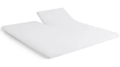 Outlet Beter Bed Select Hoeslaken Jersey splittopper wit