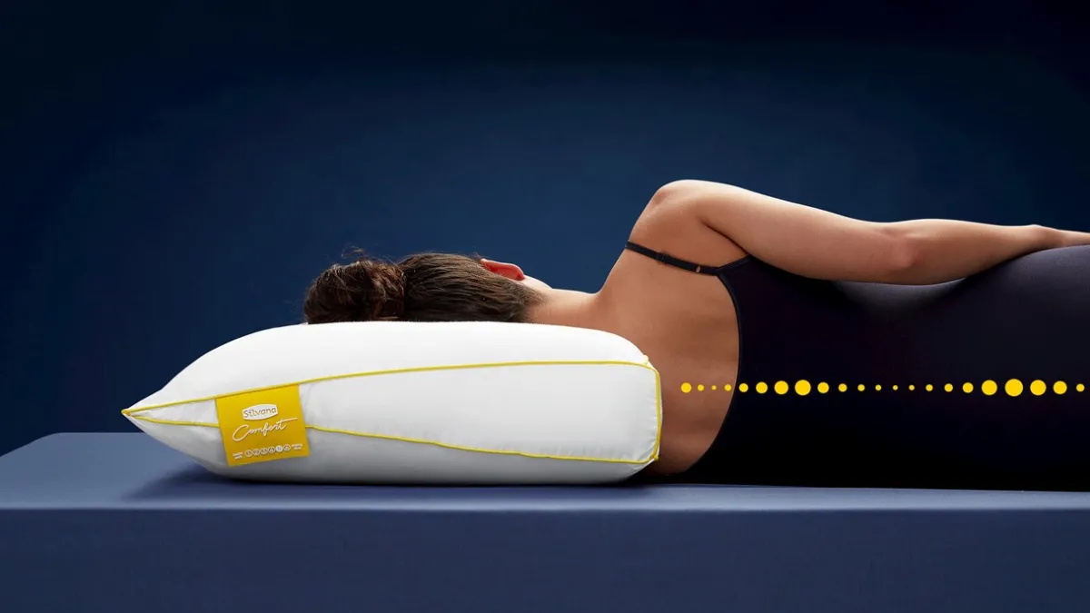 Best Silvana Hoofdkussen Comfort Geel