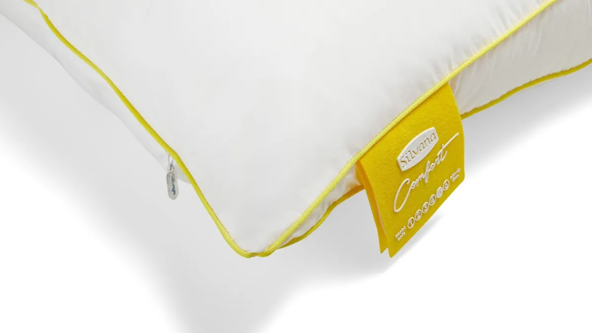 Best Silvana Hoofdkussen Comfort Geel