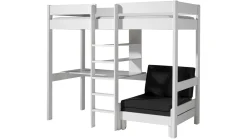 Best Vipack Hoogslaper Pino met slaapbank wit
