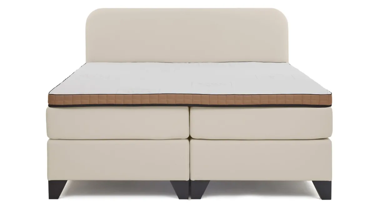 Outlet Valk Exclusief Hotelboxspring Essential met topper Comfort ecru