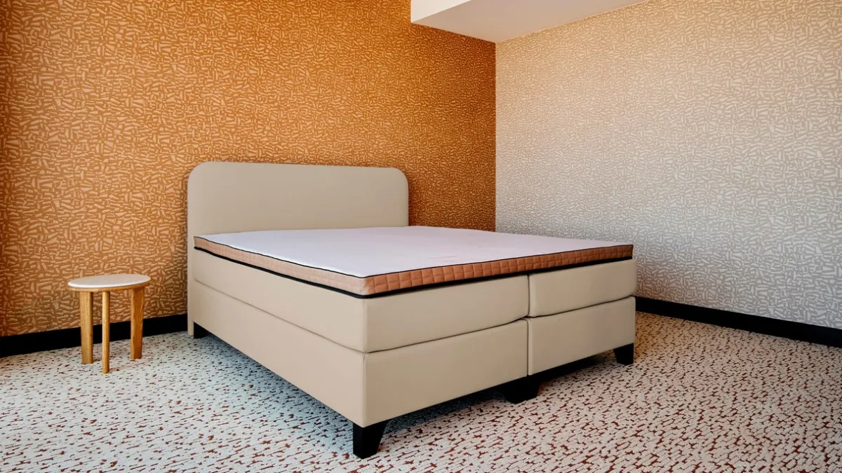 Outlet Valk Exclusief Hotelboxspring Essential met topper Luxury ecru