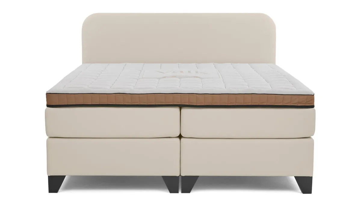Outlet Valk Exclusief Hotelboxspring Essential met topper Luxury ecru