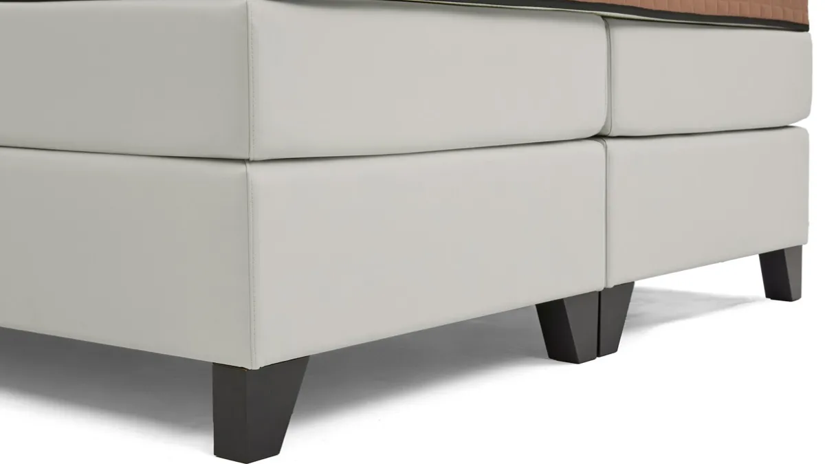 New Valk Exclusief Hotelboxspring met topper Comfort white