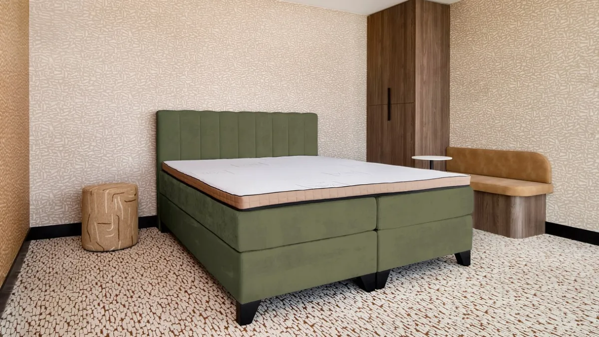 Outlet Valk Exclusief Hotelboxspring Suite met topper Comfort sage