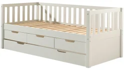 New Vipack Kajuitbed Fritz met 3 laden en slaaplade white