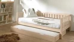 Sale Vipack Kajuitbed Fritz met slaaplade naturel