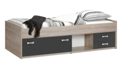 Online Maxi Kajuitbed Pep eiken/antraciet