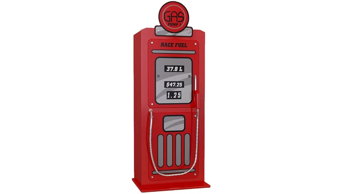 Outlet Vipack Kast Benzinepomp rood