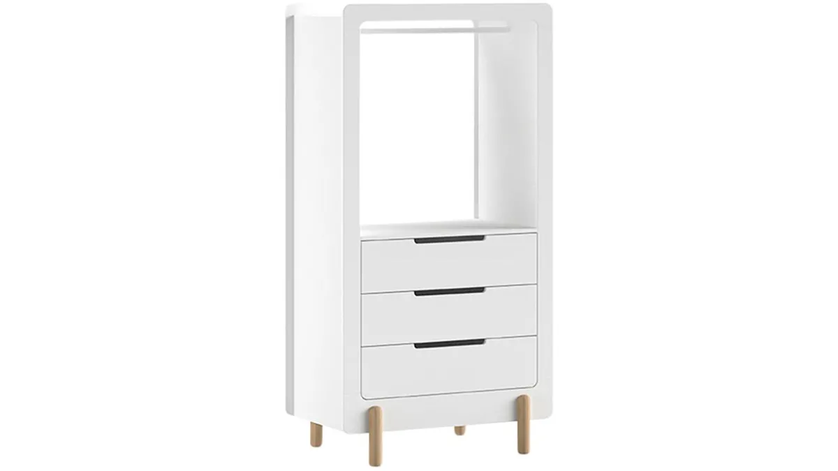 Hot Vipack Kast Smile met 3 laden wit