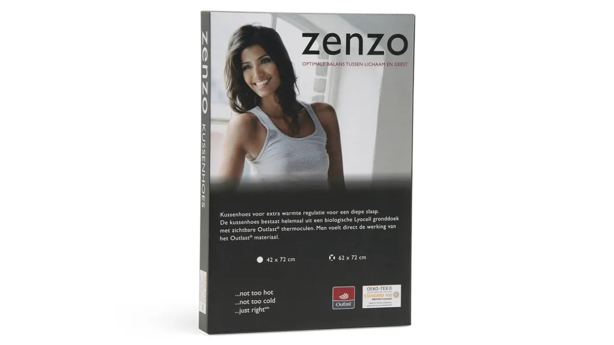 Discount Zenzo Kussensloop wit