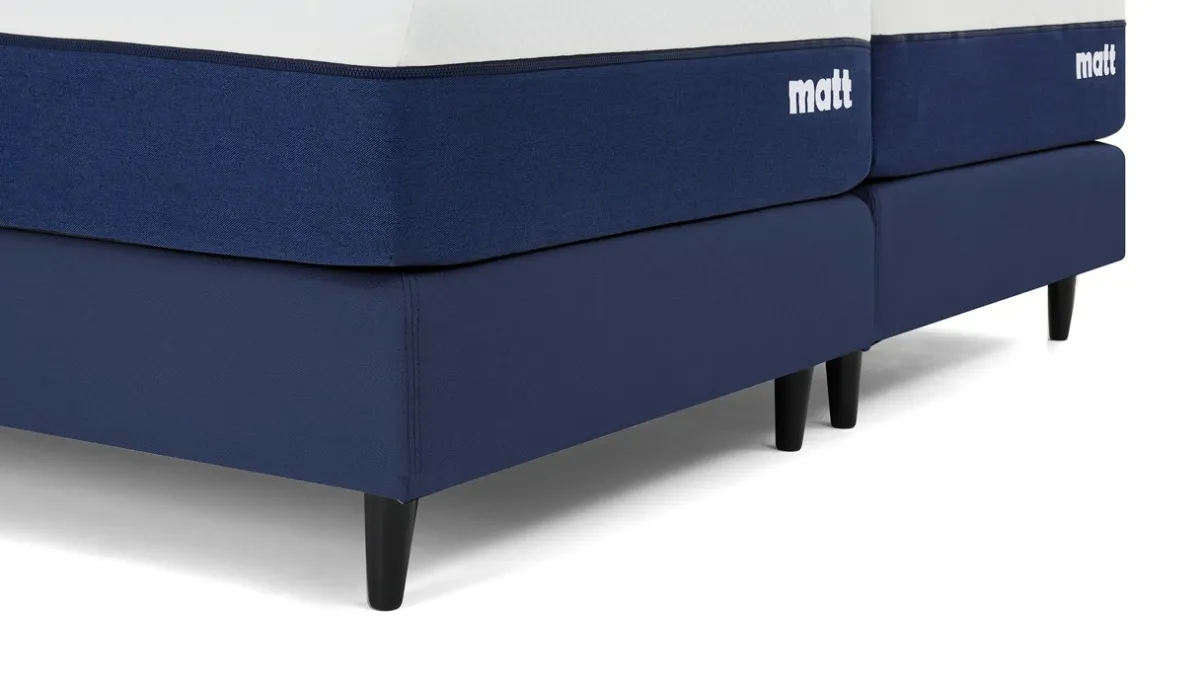 Hot Matt Sleeps Boxspring Original met matras Matt blauw