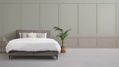 Best Matt Sleeps Boxspring Velvet stroken met matras Matt beige