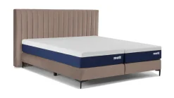 Best Matt Sleeps Boxspring Velvet stroken met matras Matt beige