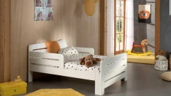 New Vipack Meegroeibed Jumper met matras 140+60 cm wit