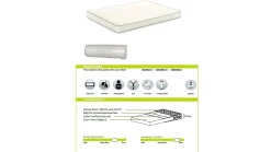 New Vipack Meegroeibed Jumper met matras 140+60 cm wit