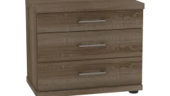Hot B Bright Nachtkast Bienne met 3 laden truffel eiken