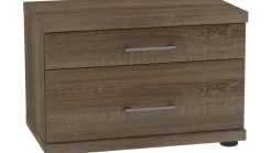 New B Bright Nachtkast Bienne met 2 laden truffel eiken