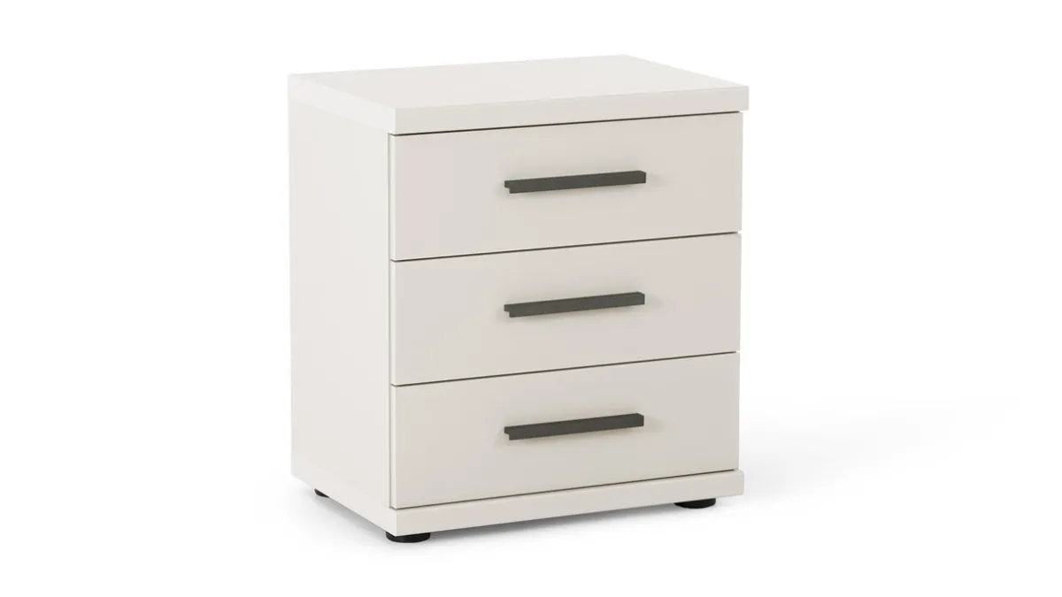 Outlet B Bright Nachtkast Chateau 3 laden wit