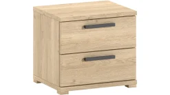 Best Vipack nachtkast Sam met 2 laden eiken