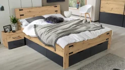 Best B Bright Opbergbed Birmingham met laden bruin