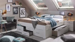 Sale Maxi Opbergbed Butiken met 6 laden alpine wit