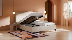 Hot B Bright Opbergbed Morgan - Linen touch beige