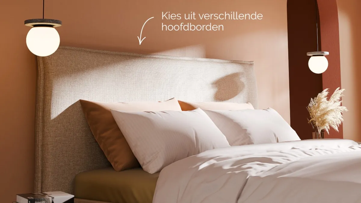 Hot B Bright Opbergbed Morgan - Linen touch beige