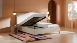 B Bright Opbergbed Morgan - Pure touch natural