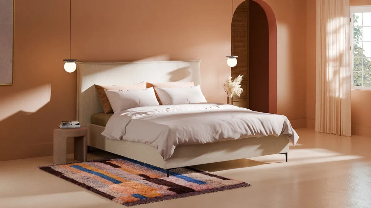 B Bright Opbergbed Morgan - Pure touch natural