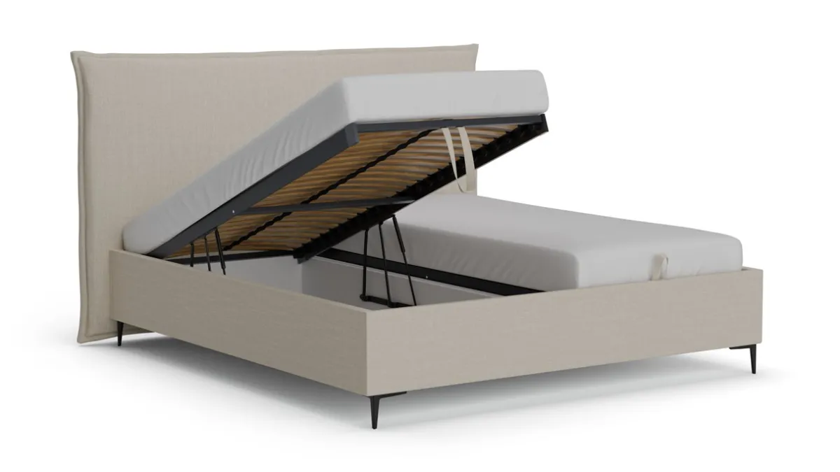 B Bright Opbergbed Morgan - Pure touch natural