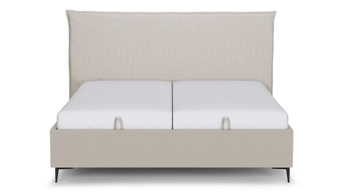 B Bright Opbergbed Morgan - Pure touch natural