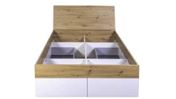 Discount B Bright Opbergbed Mundi met laden artisan oak/white
