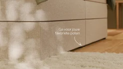 Hot B Bright Opbergboxspring Jade - Linen touch beige
